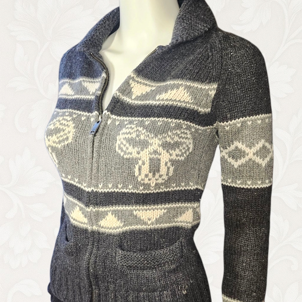 🏕 Vintage TNA Lambswool Zip Sweater | XS | Summer Nights